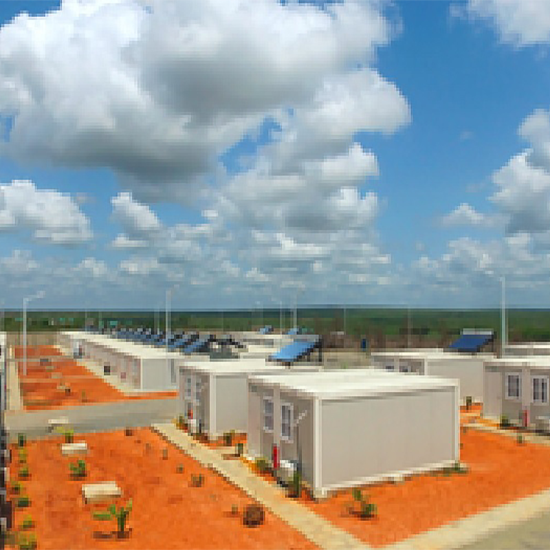 20フィートのフラットパック容器