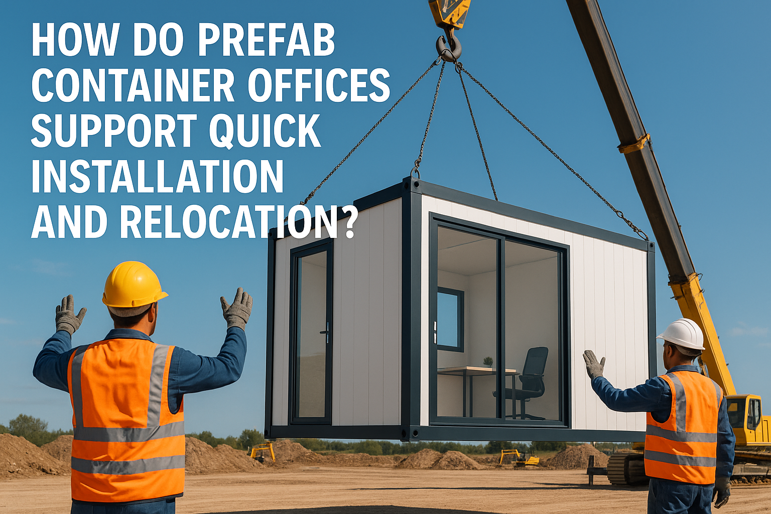 プレハブコンテナオフィスは迅速な設置と移転をどのようにサポートしますか?